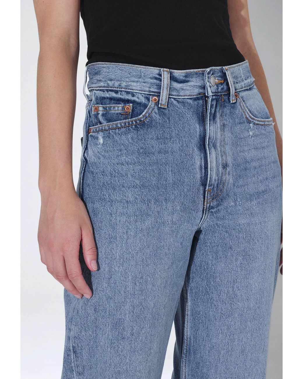 Dr. Denim Blue Echo High Straight