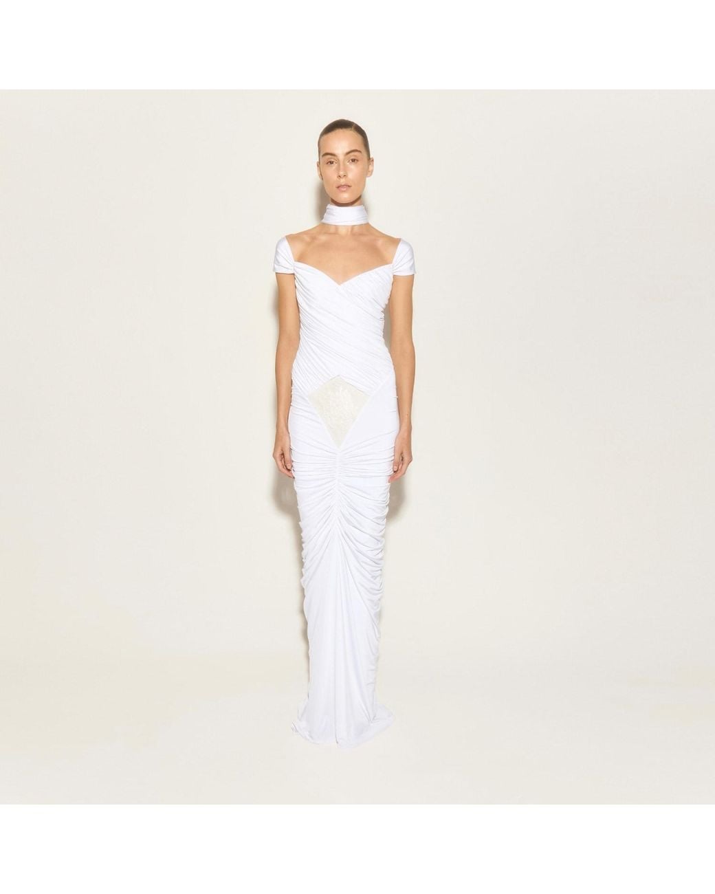 Herfetch White Maxi Athene Dress
