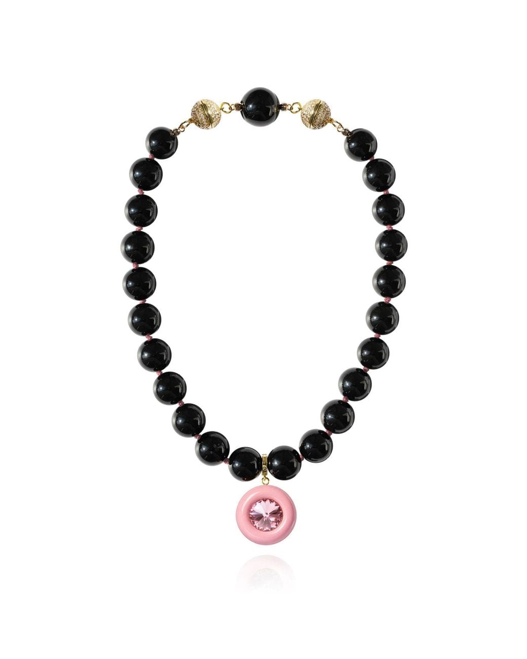 Saule Label Black Lola Onyx Necklace