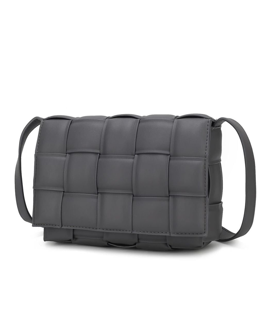 Mkf Collection - J'omor Black Ginger Woven Shoulder Bag