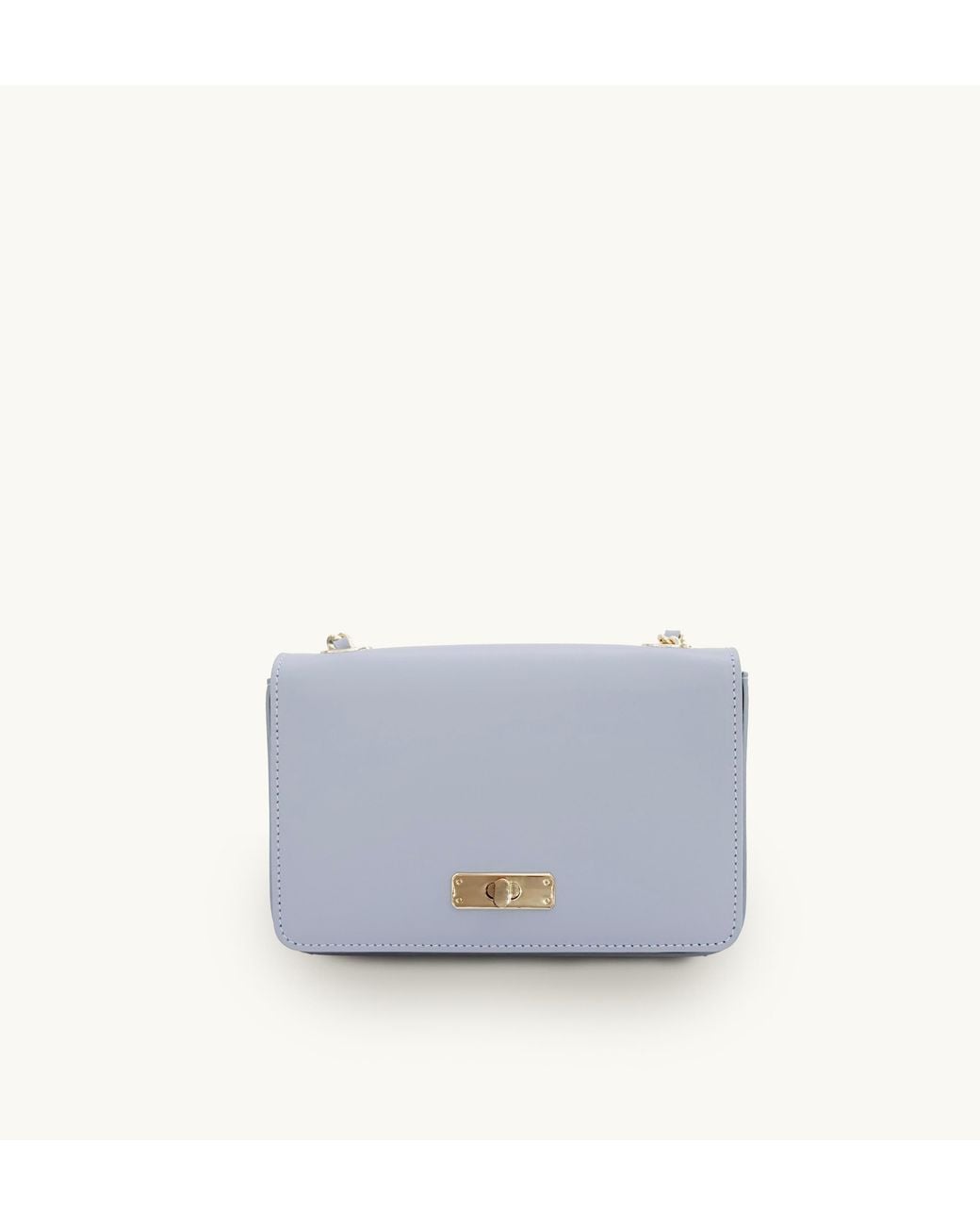 Apatchy London Blue The Grace Sky Leather Bag