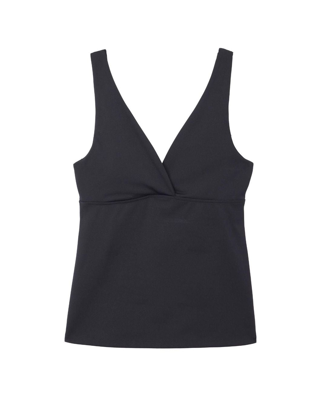 Mamu Dream Black Soft-Sculpt Stretch Wrap Top
