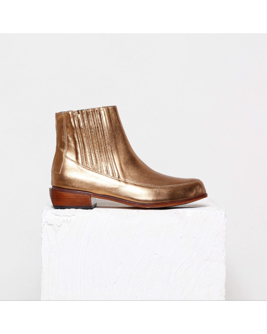 Mafalda Brown Cordelia Ankle Boots
