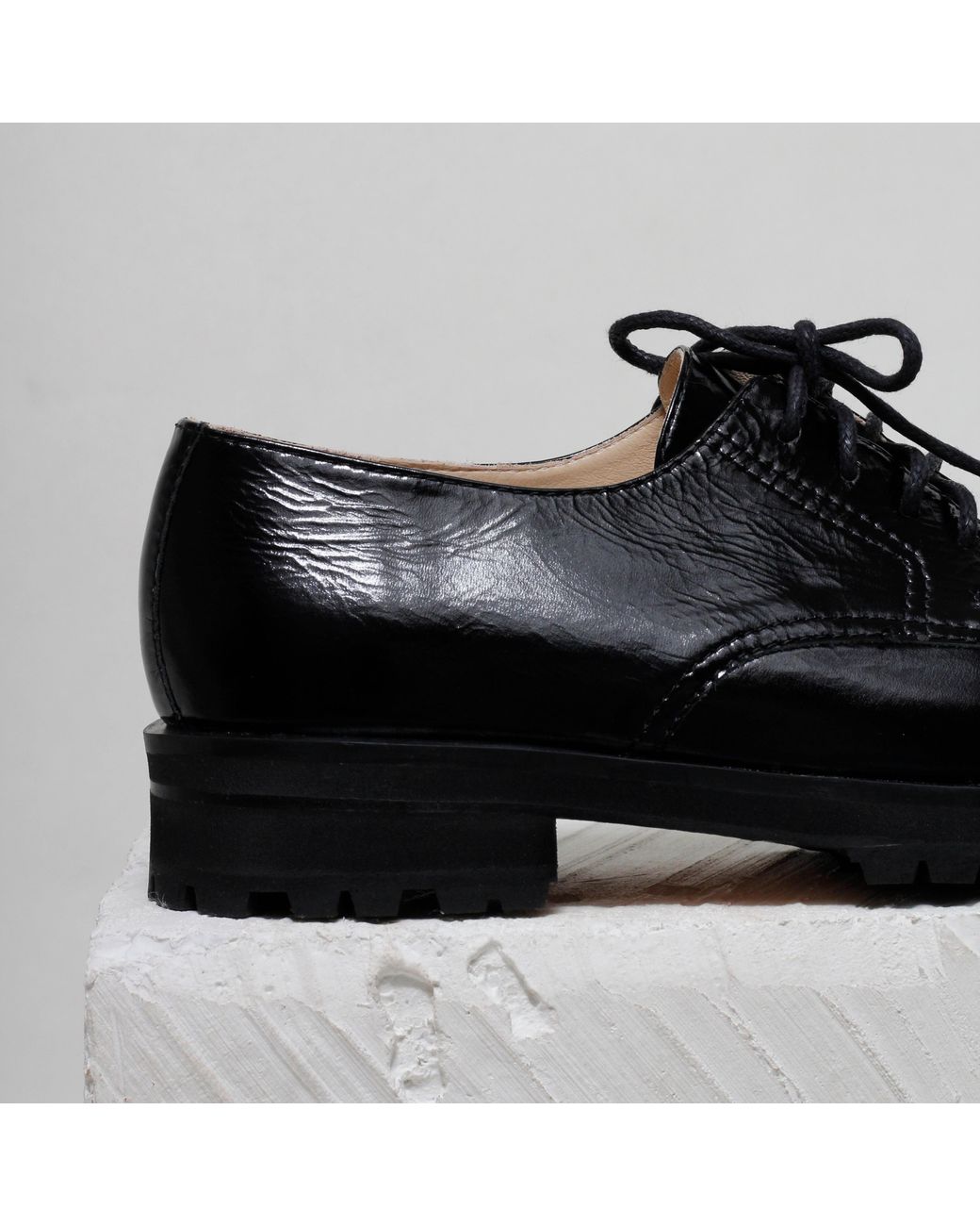 Mafalda Black Catarina Patent Loafer