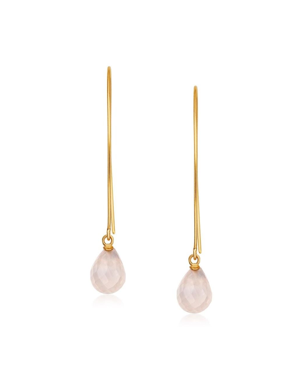 Preeti Sandhu Metallic Jewel Drop Hoops