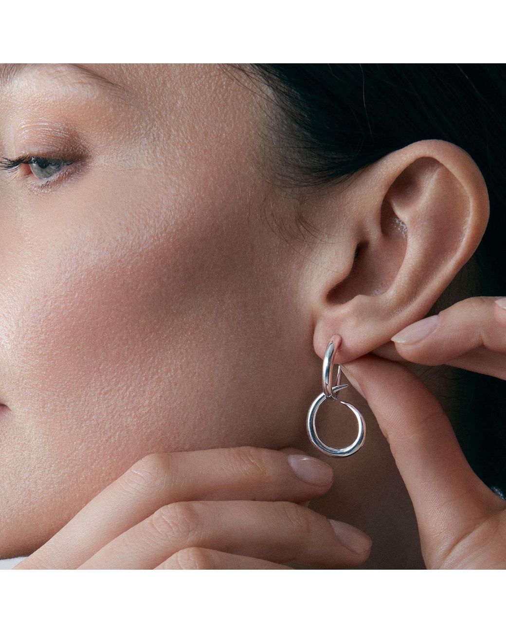 Dinny Hall Metallic Toro Drop Hoops