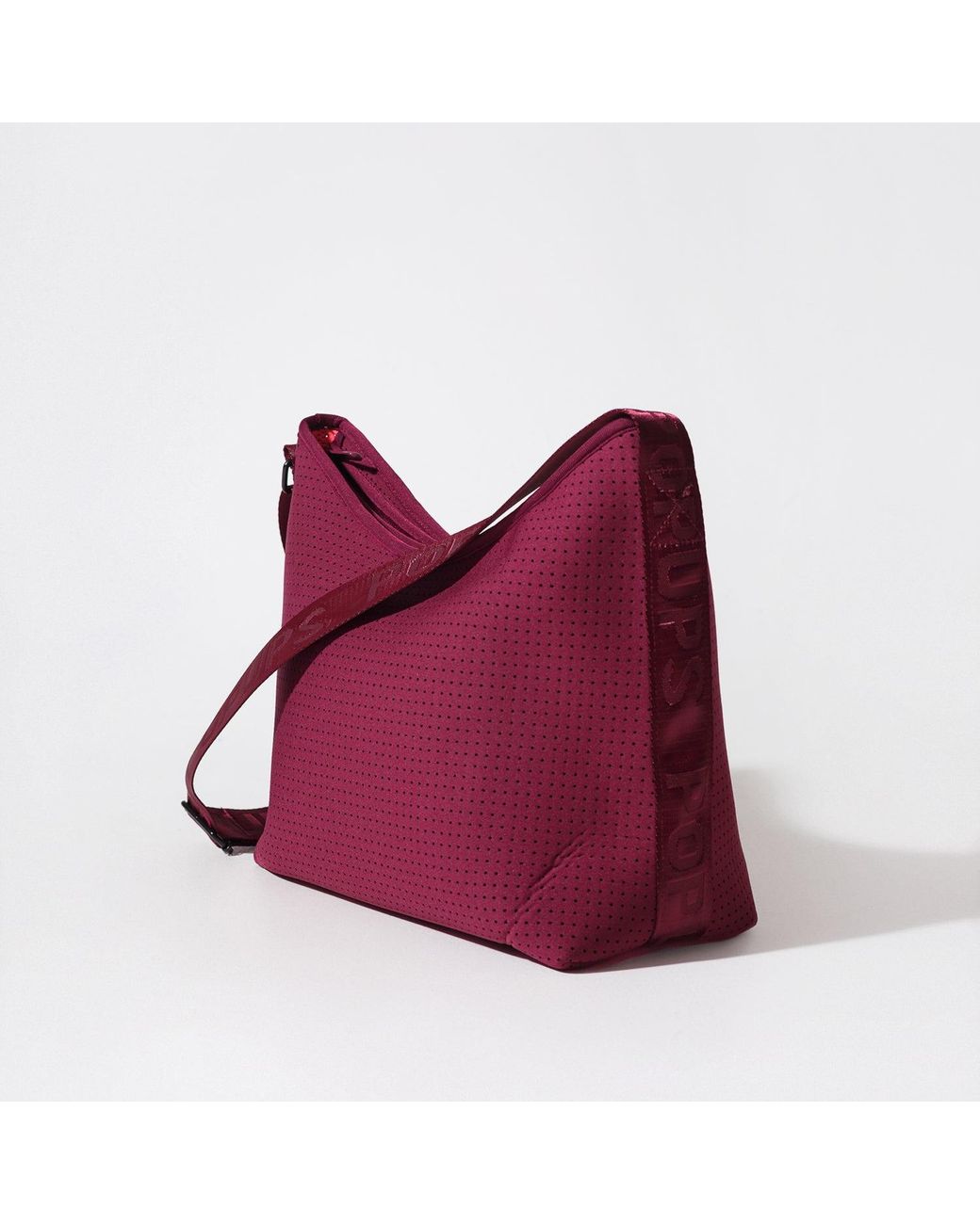 Pop Ups Brand Purple Hobo Crossbody Bag Berry