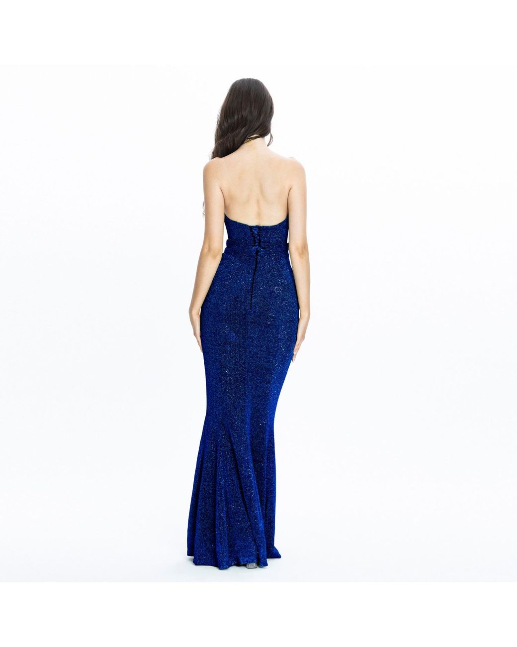 Angelika Jozefczyk Blue Moon Shimmering Evening Gown