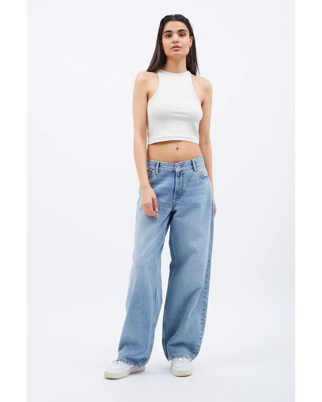 Dr. Denim Blue Hill Low Wide