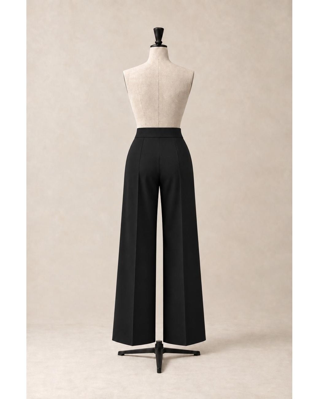 The Ethos Studio Black Column Pants