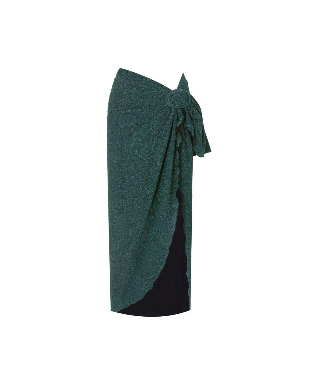 Nur Karaata Green Luna Sparkle Skirt