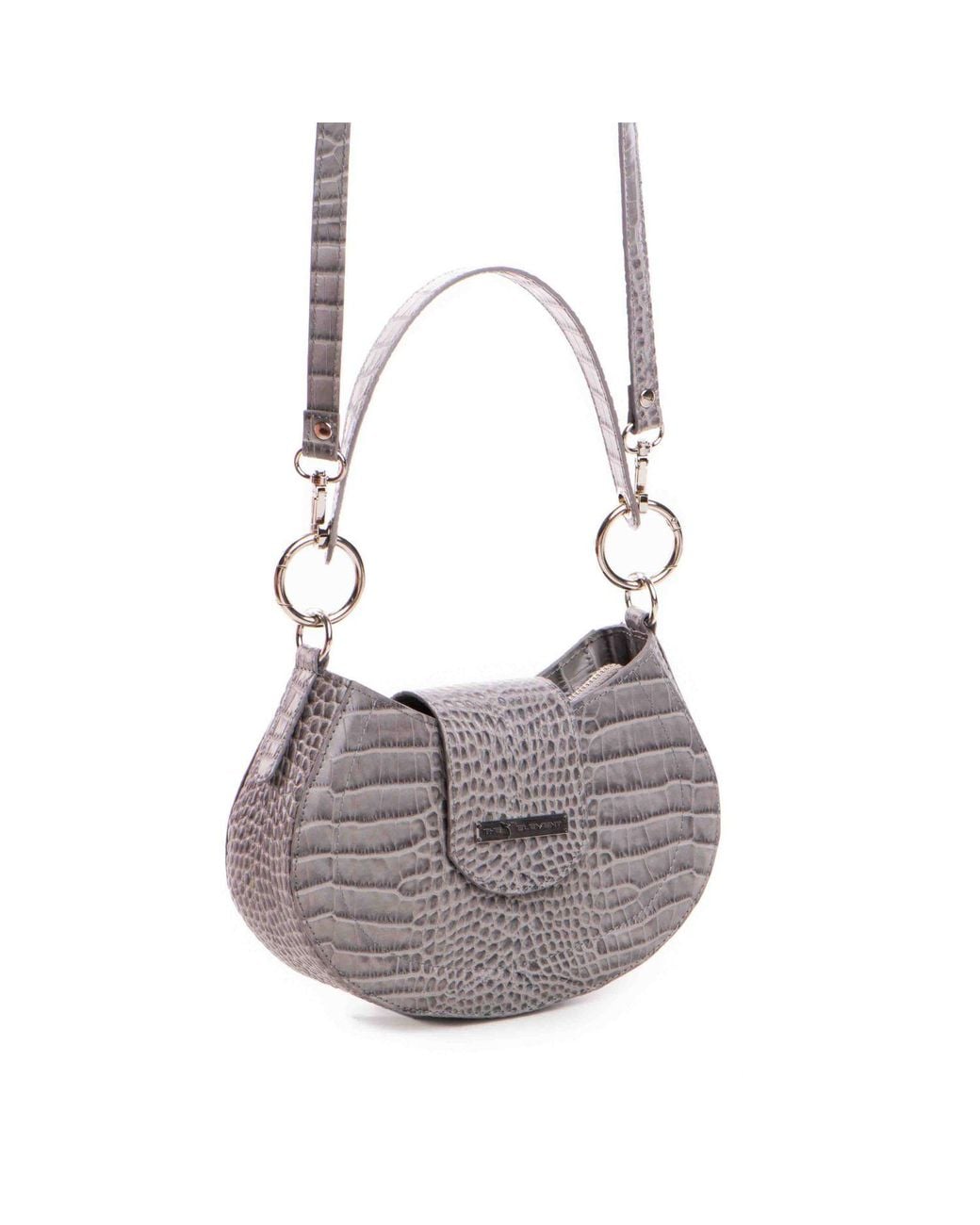 The 5Th Element Gray Alma Crossbody And Shoulder Bag