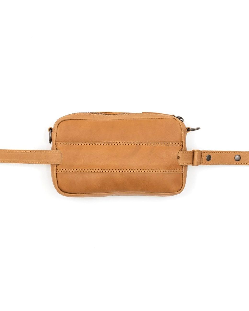 Made Free Brown Neutrals Convertible Camel Belt Bag