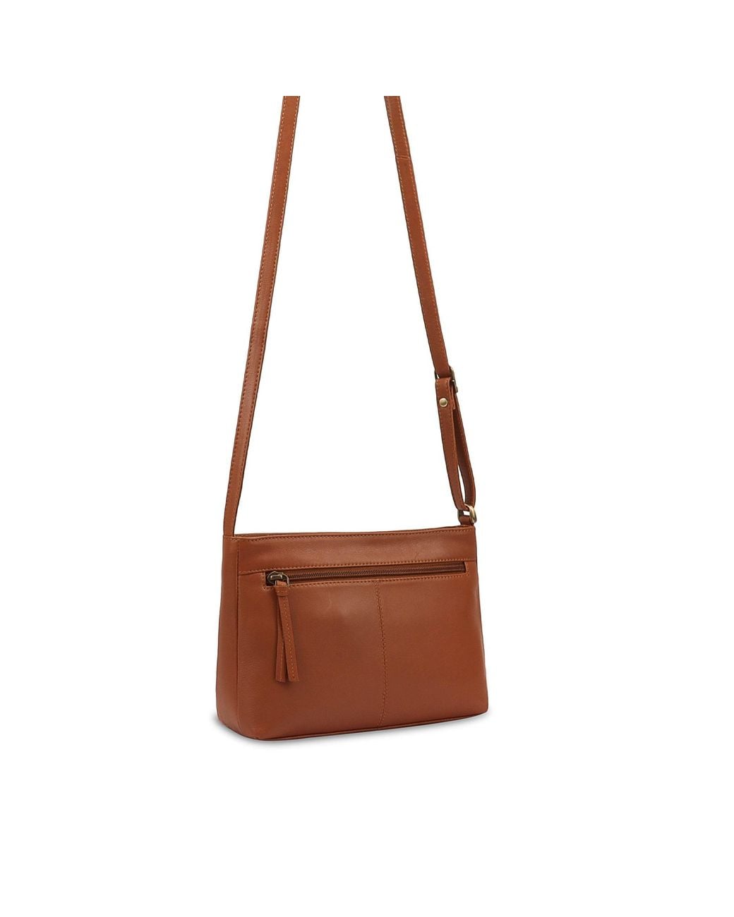 Lloyd Baker Brown Tamarra Leather Crossbody Bag