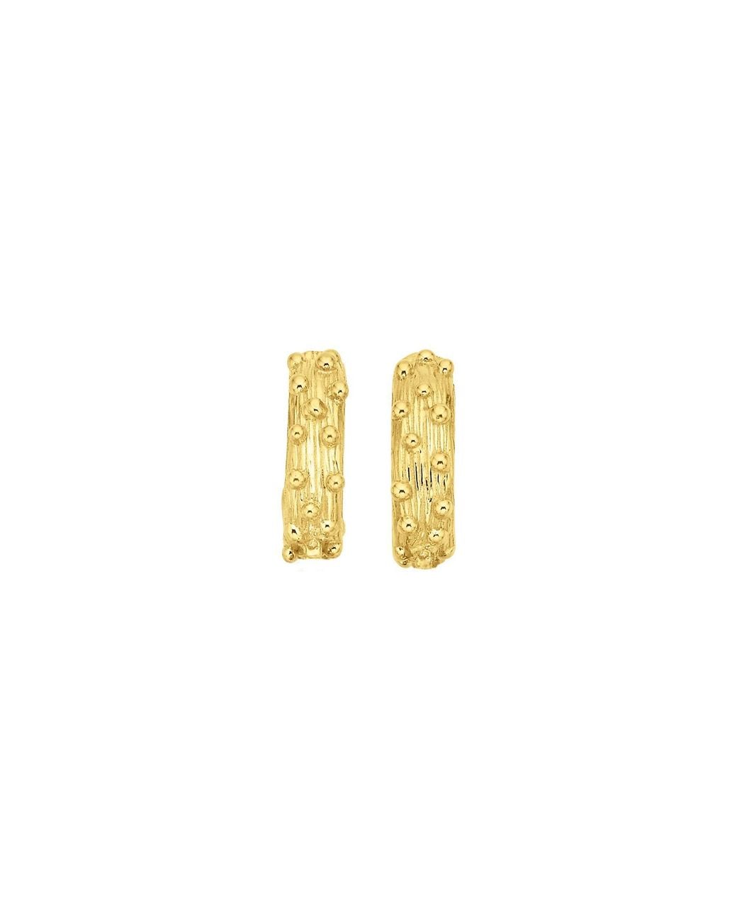 Zoe & Morgan Metallic Lulu Hoops