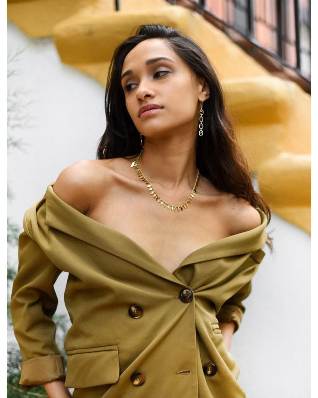 Adriana Pappas Designs Metallic Diamond Drips Necklace