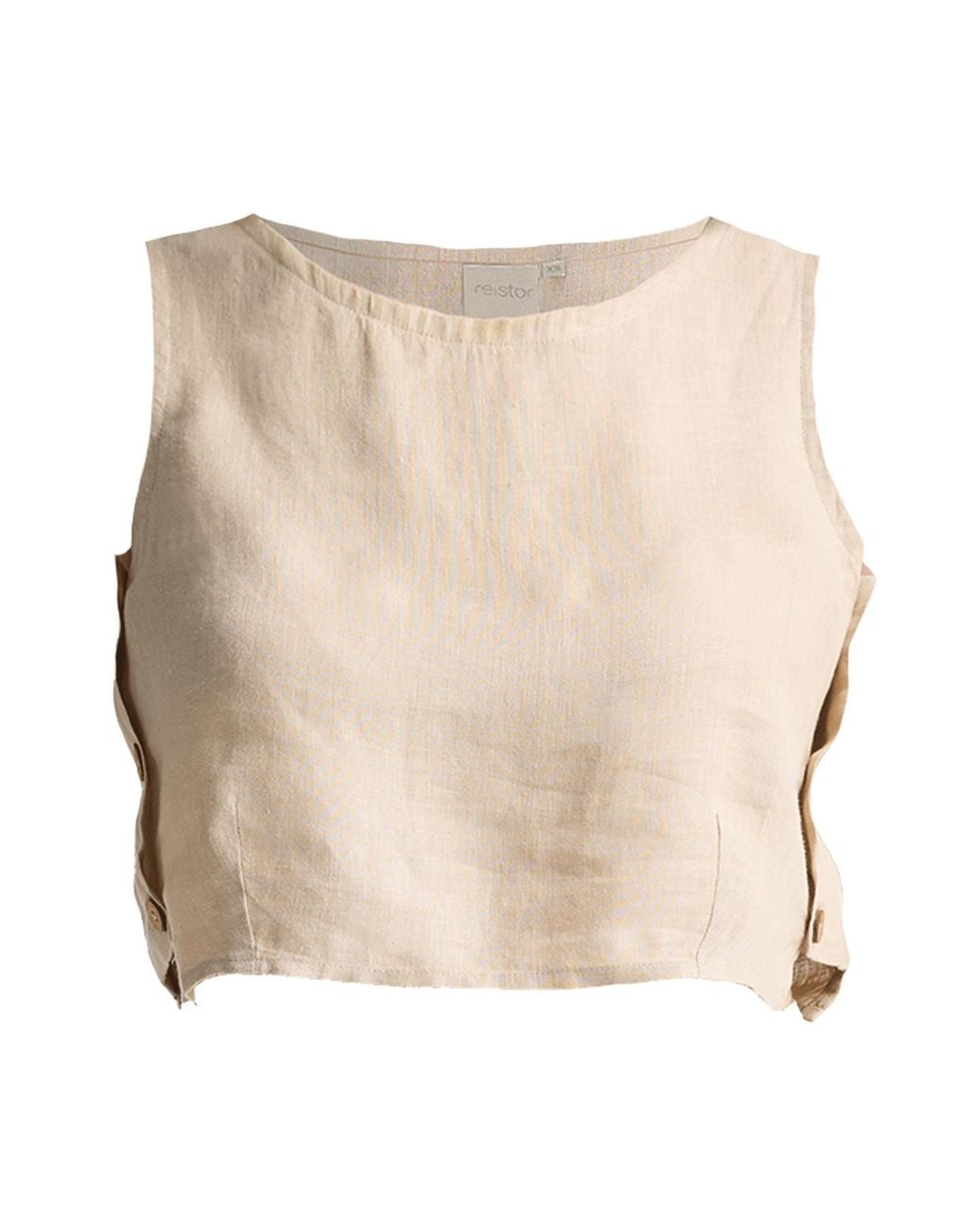 REISTOR Natural Neutrals Boxy Crop Top