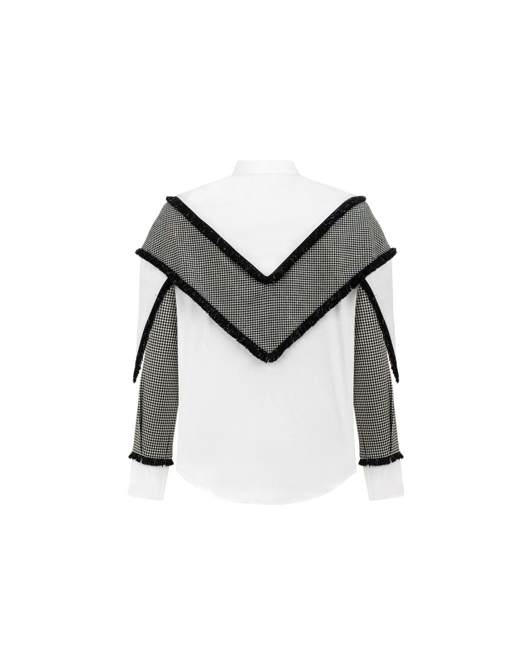 Saint Ones Black Eta Fringed Shirt