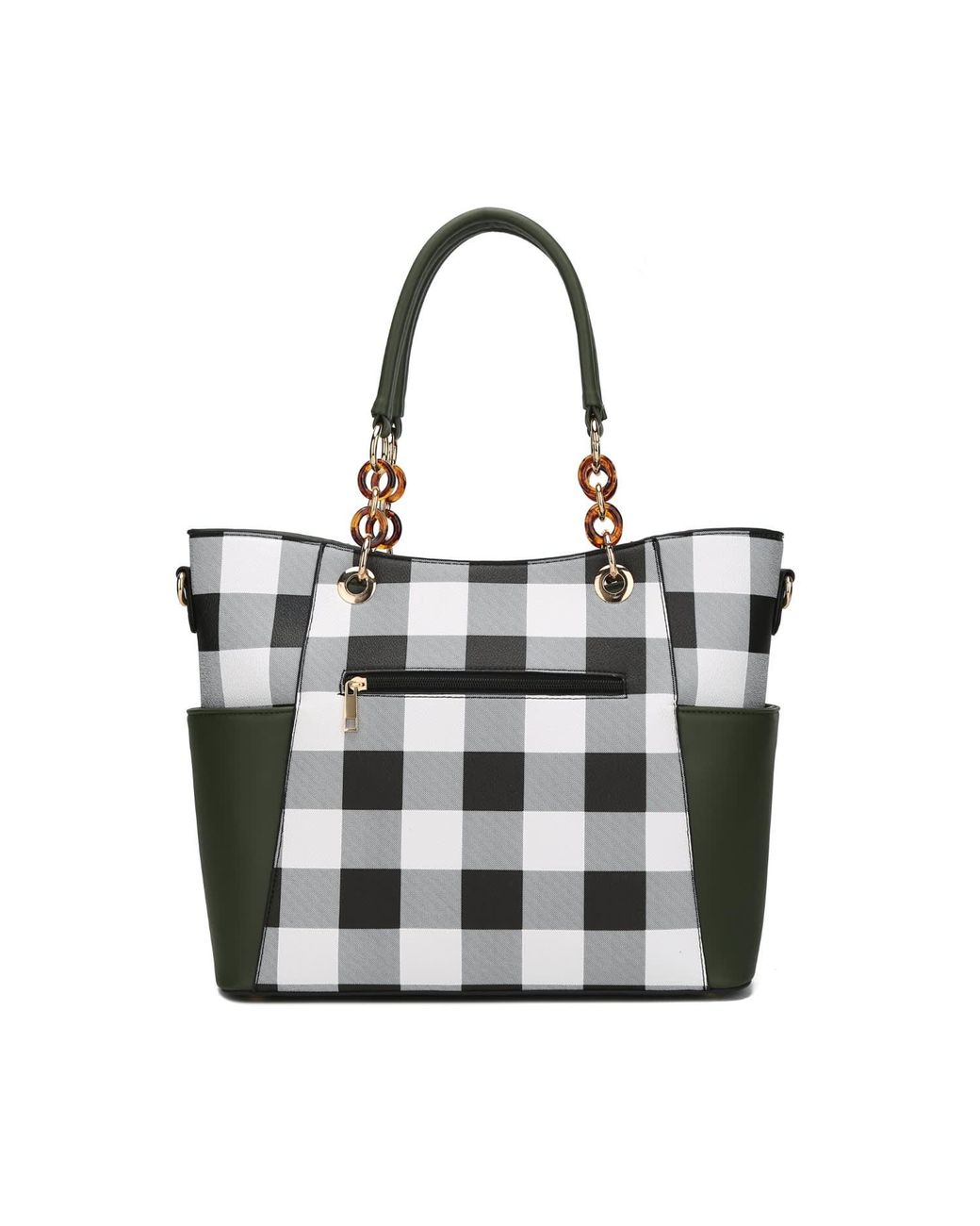 Mkf Collection - J'omor Brown Bonita Tote Bag & Wallet Set