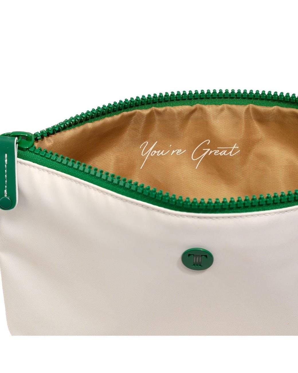 Trelle White Birdie Accessory Bag