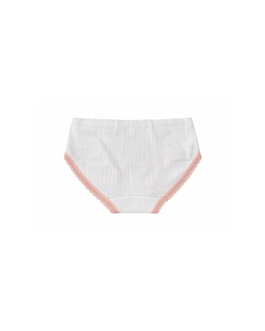 ADIBA White Twin Bow Cotton Brief
