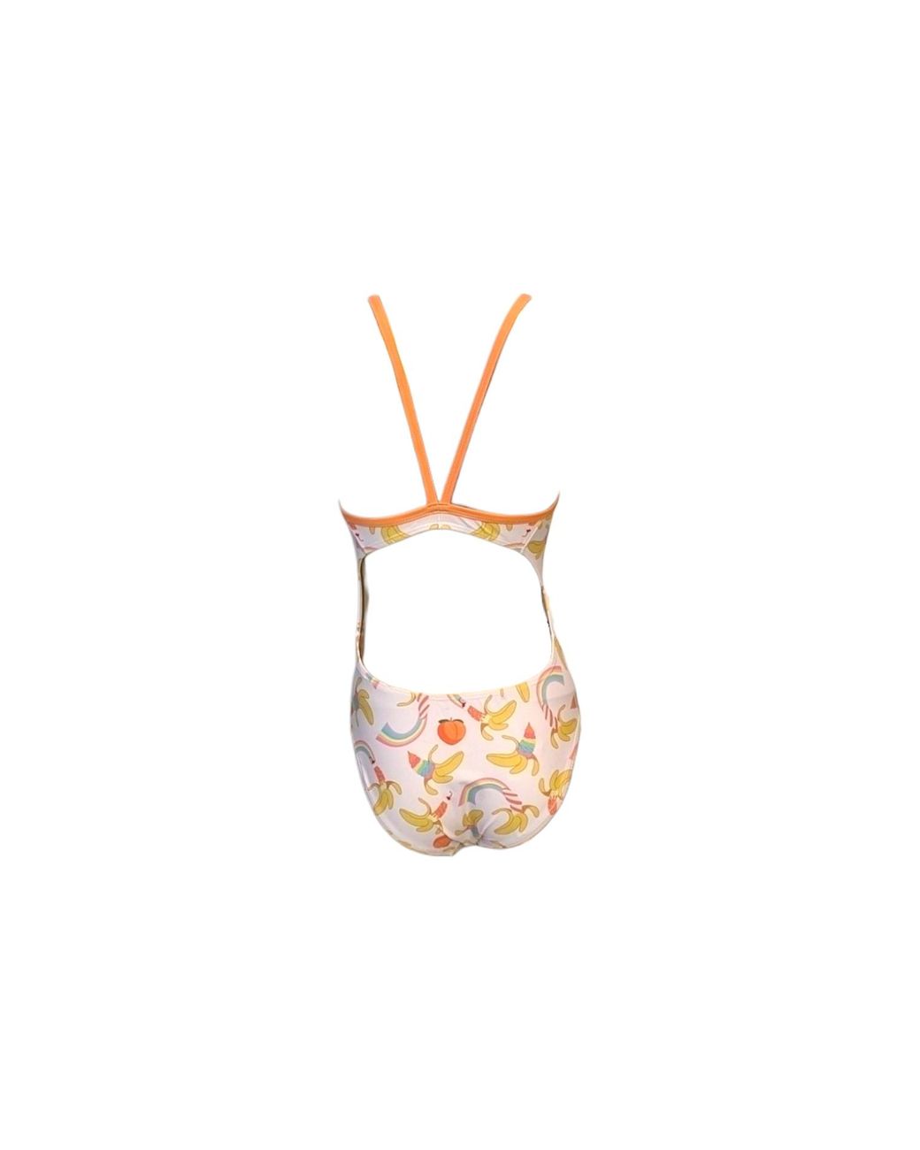 Julia Clancey Metallic Feeling Peachy Peach Swim Suit