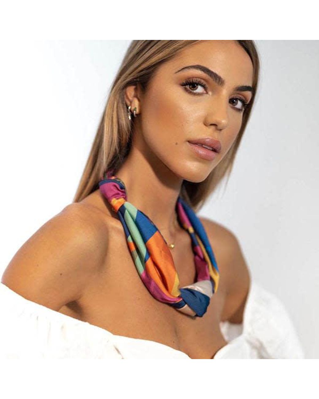 Le Trap Orange New Destiny Scarf