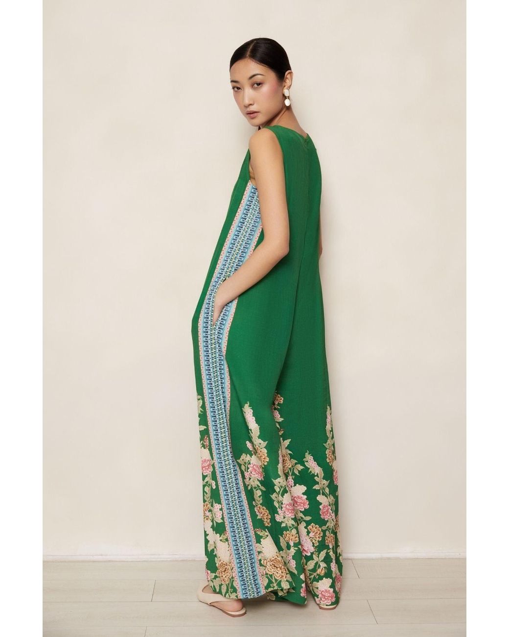Raishma Green Mabel Jumpsuit
