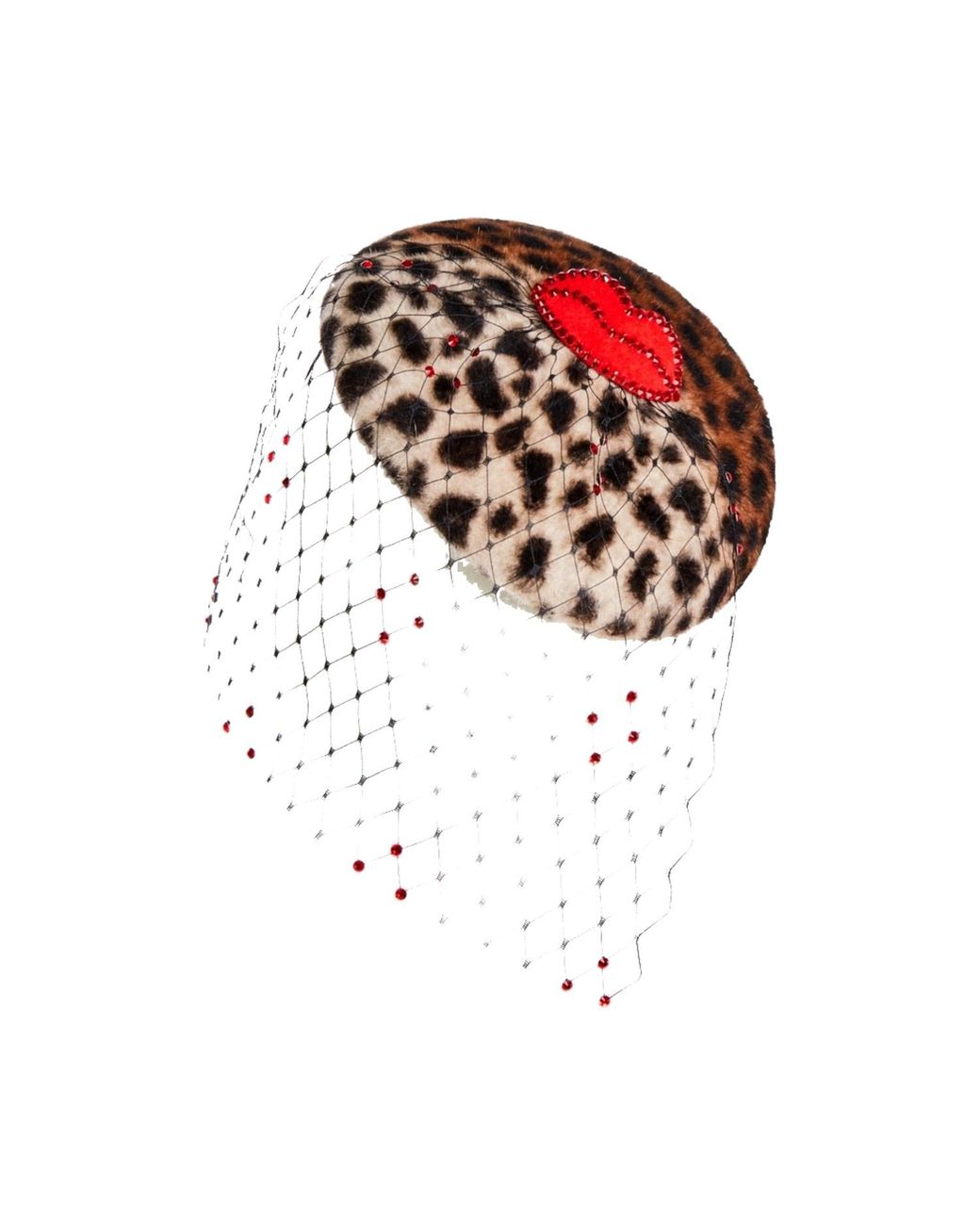 Victoria Grant Red Leopard Lips