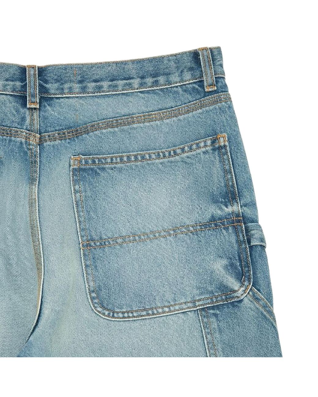 NOEND Blue Carpenter Straight Leg Denim for men