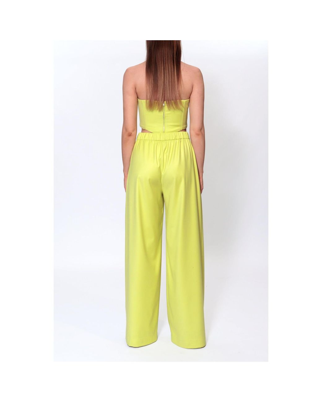 AGGI by HALEWSKI Yellow Lara Wild Lime Corset