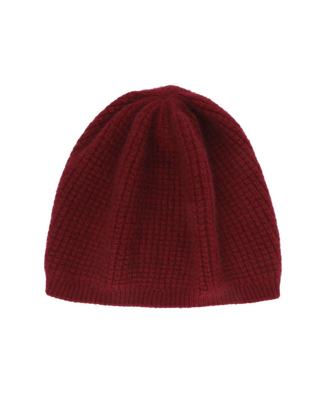 Pink Maharani Red Knitted Winter Beanie – Burgundy