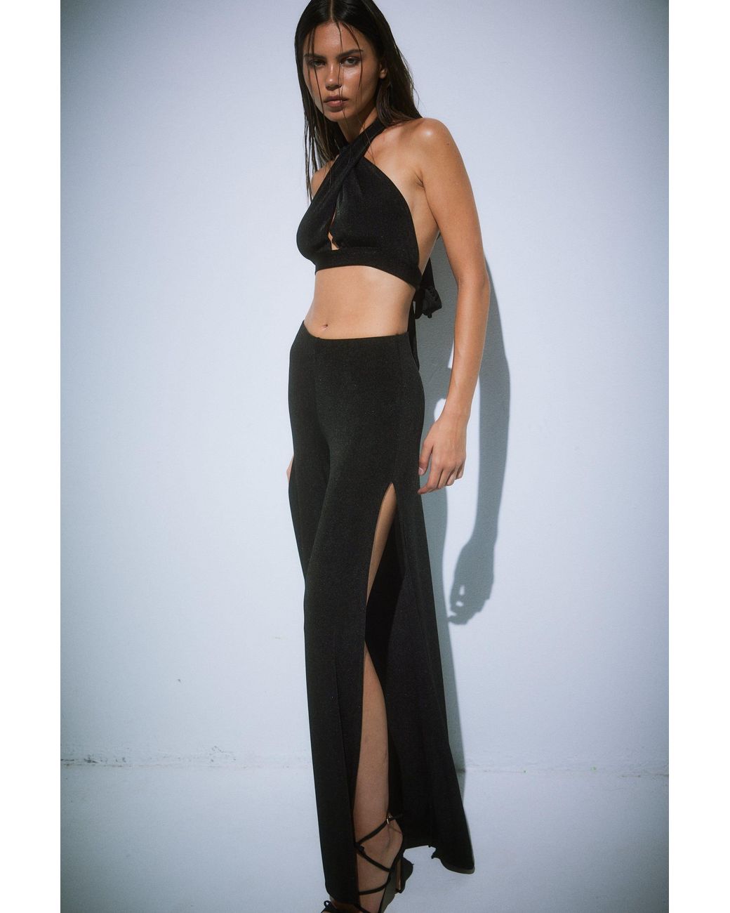 Suyty Metallic Capri Set