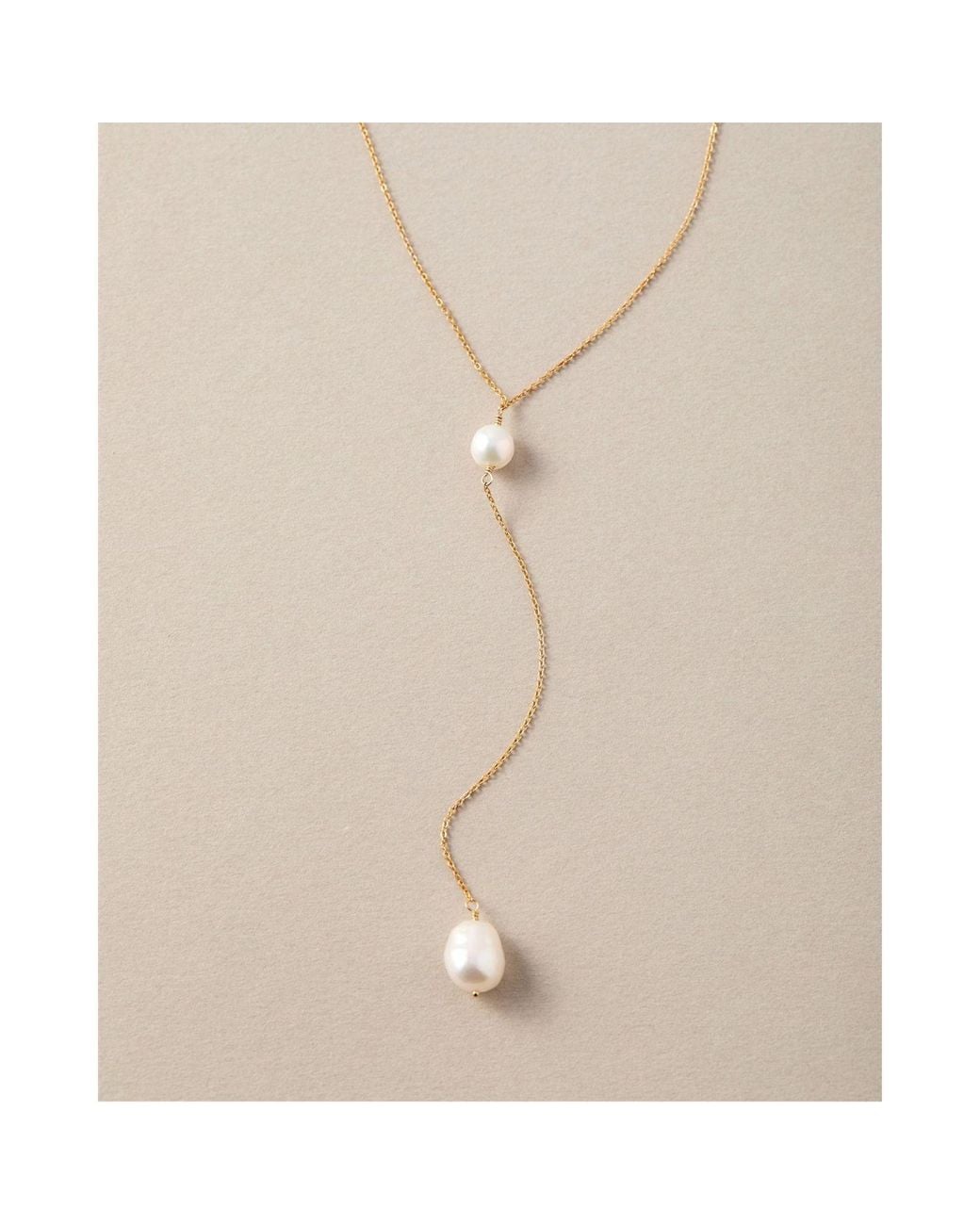 SET & STONES White Penny Necklace