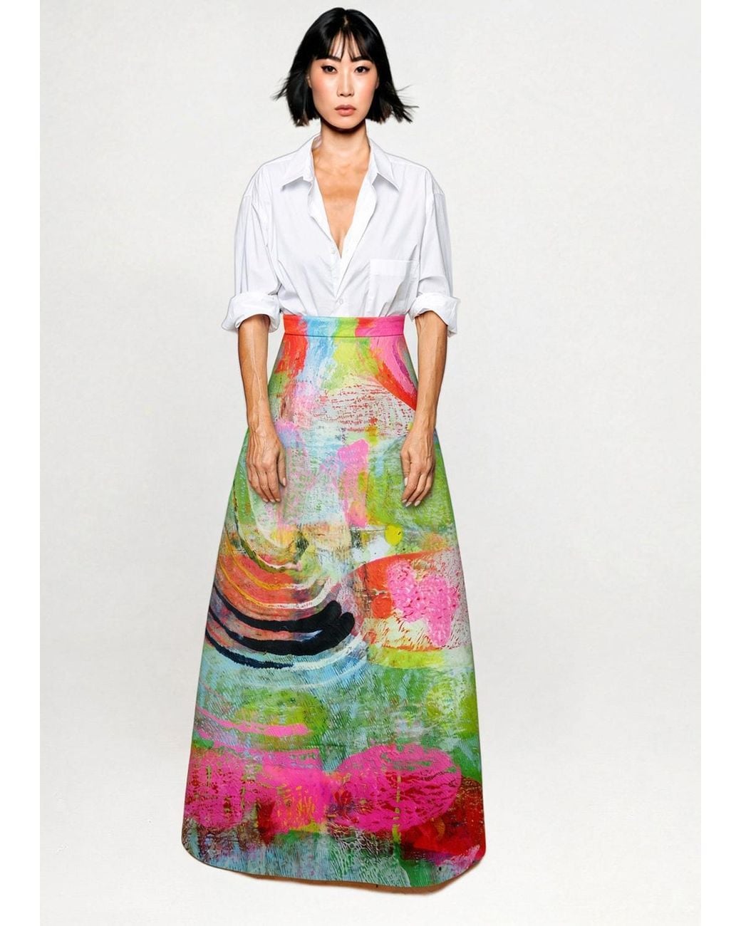 Maxjenny Multicolor Evening Skirt