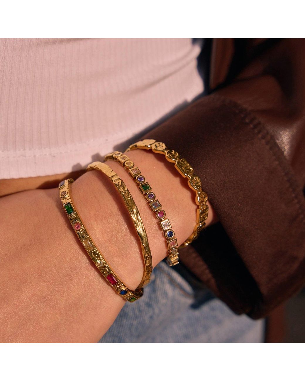 ARMS OF EVE Metallic Zilla Cuff