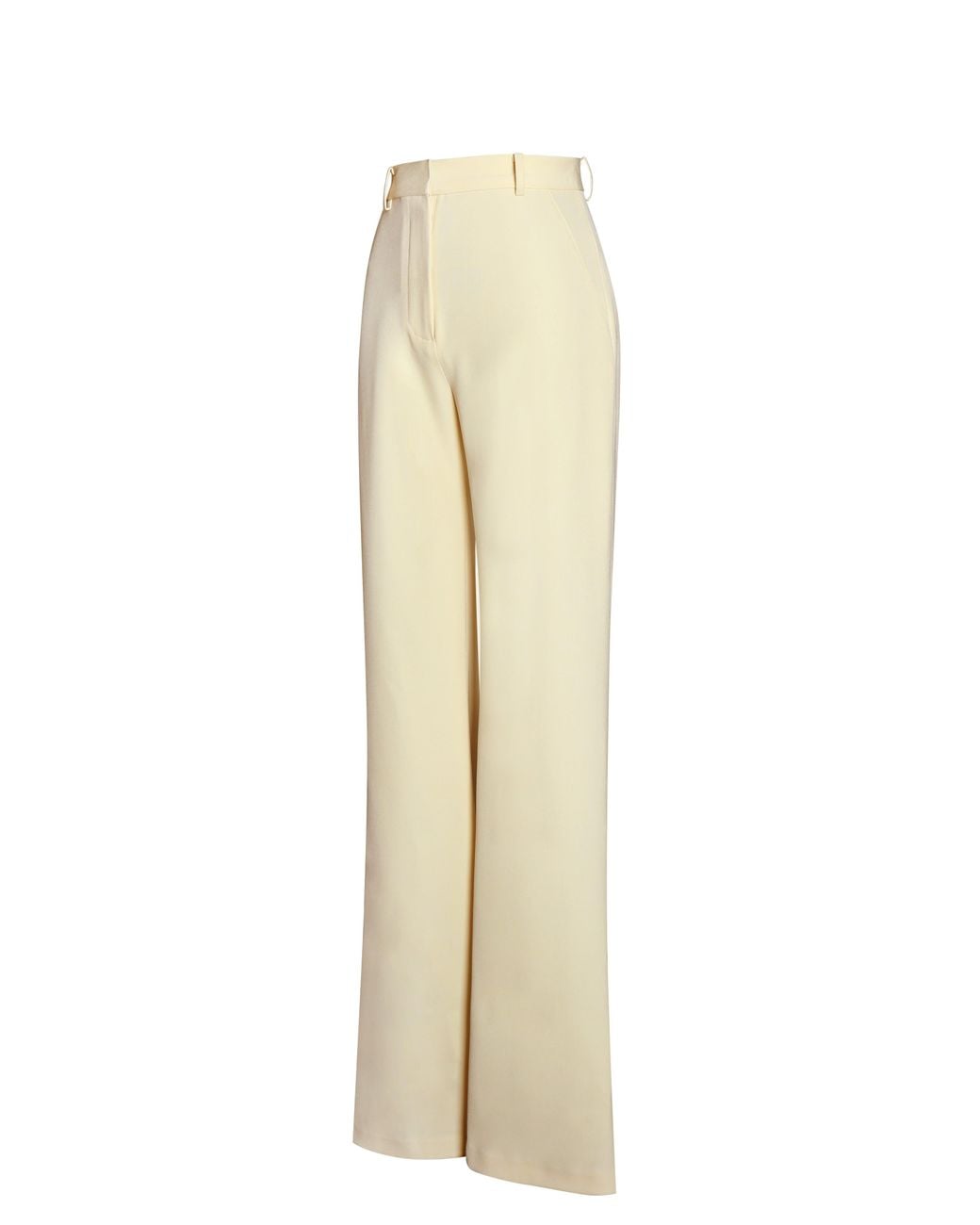 Miss Circle New York White Quinnie Butter Slim Suit Pants