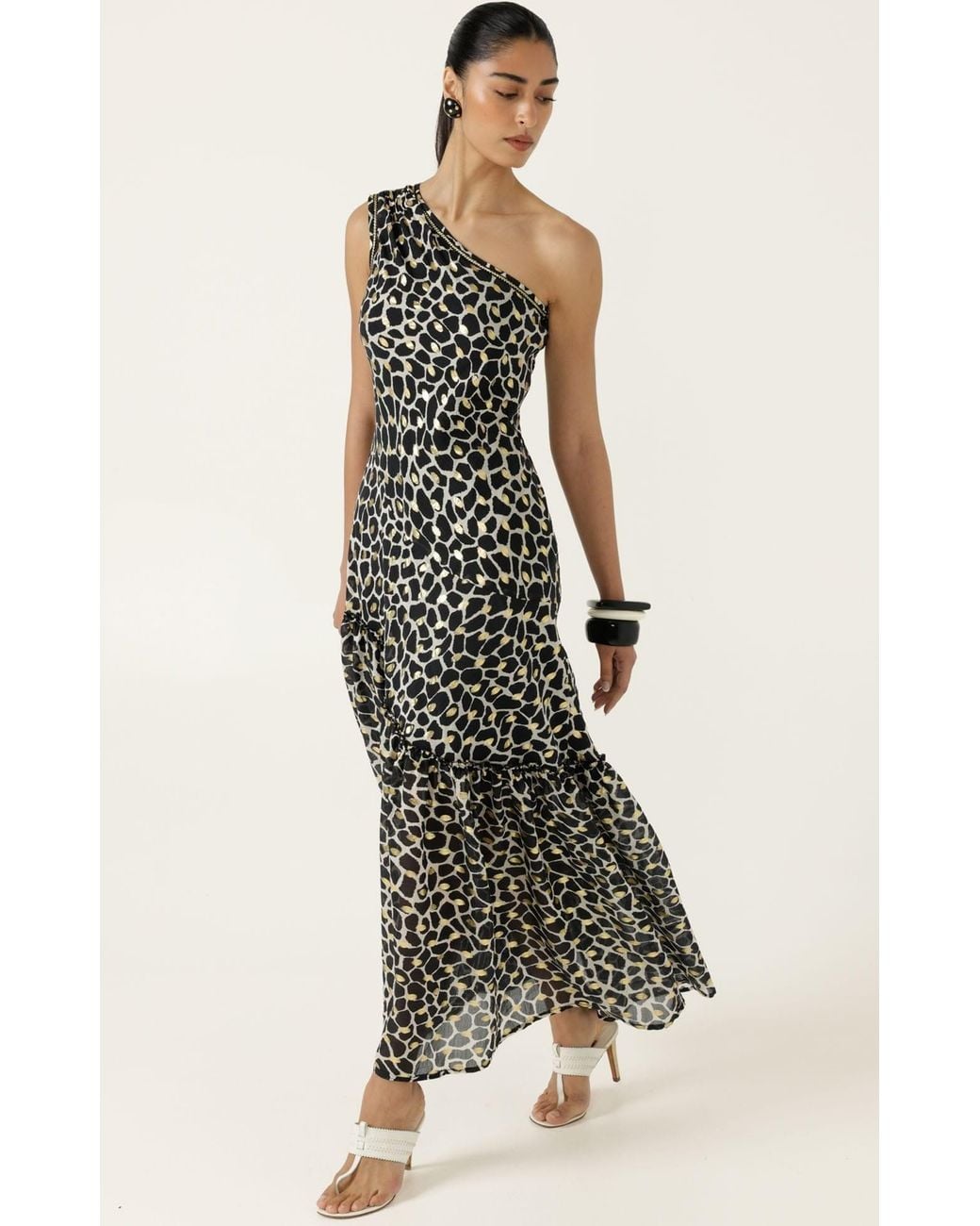 SACHA DRAKE Black Daria Maxi Dress