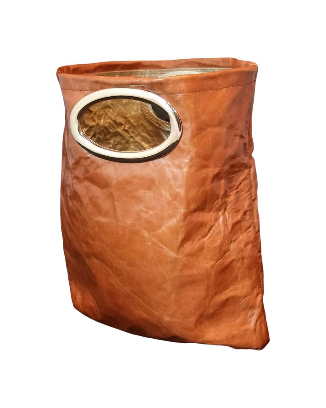 Romer Millinery Orange Morphy Moldable Clutch Bag Leather With Handle