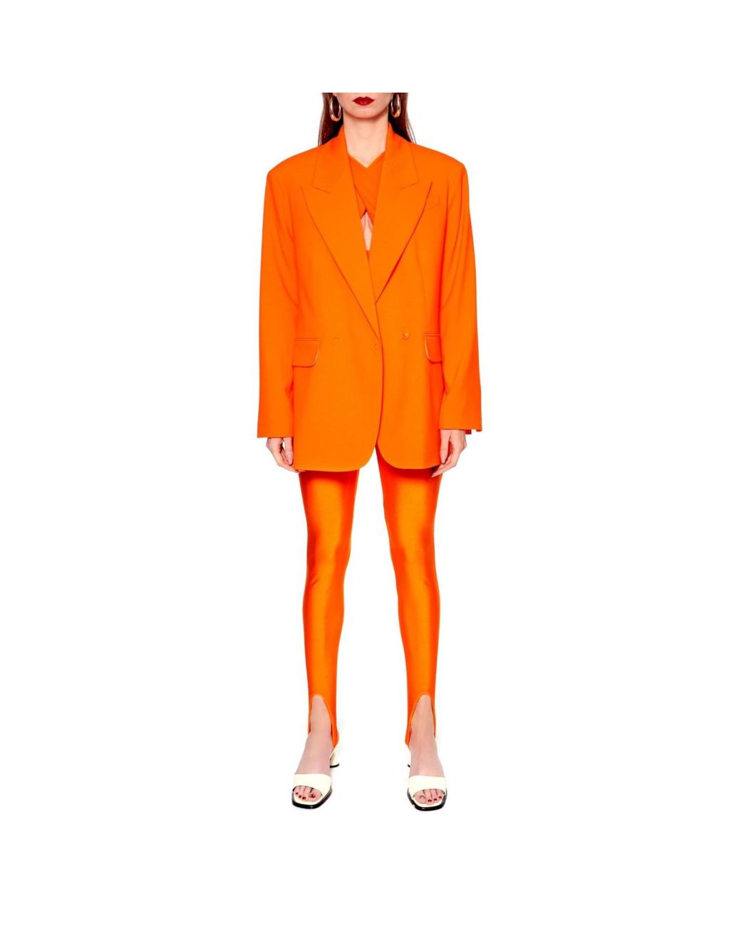 AGGI by HALEWSKI Gia Neon Orange Pants