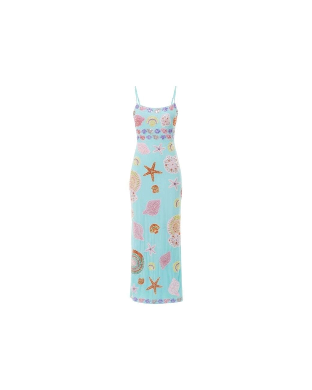 Oceanus Blue New York Strapped Dress