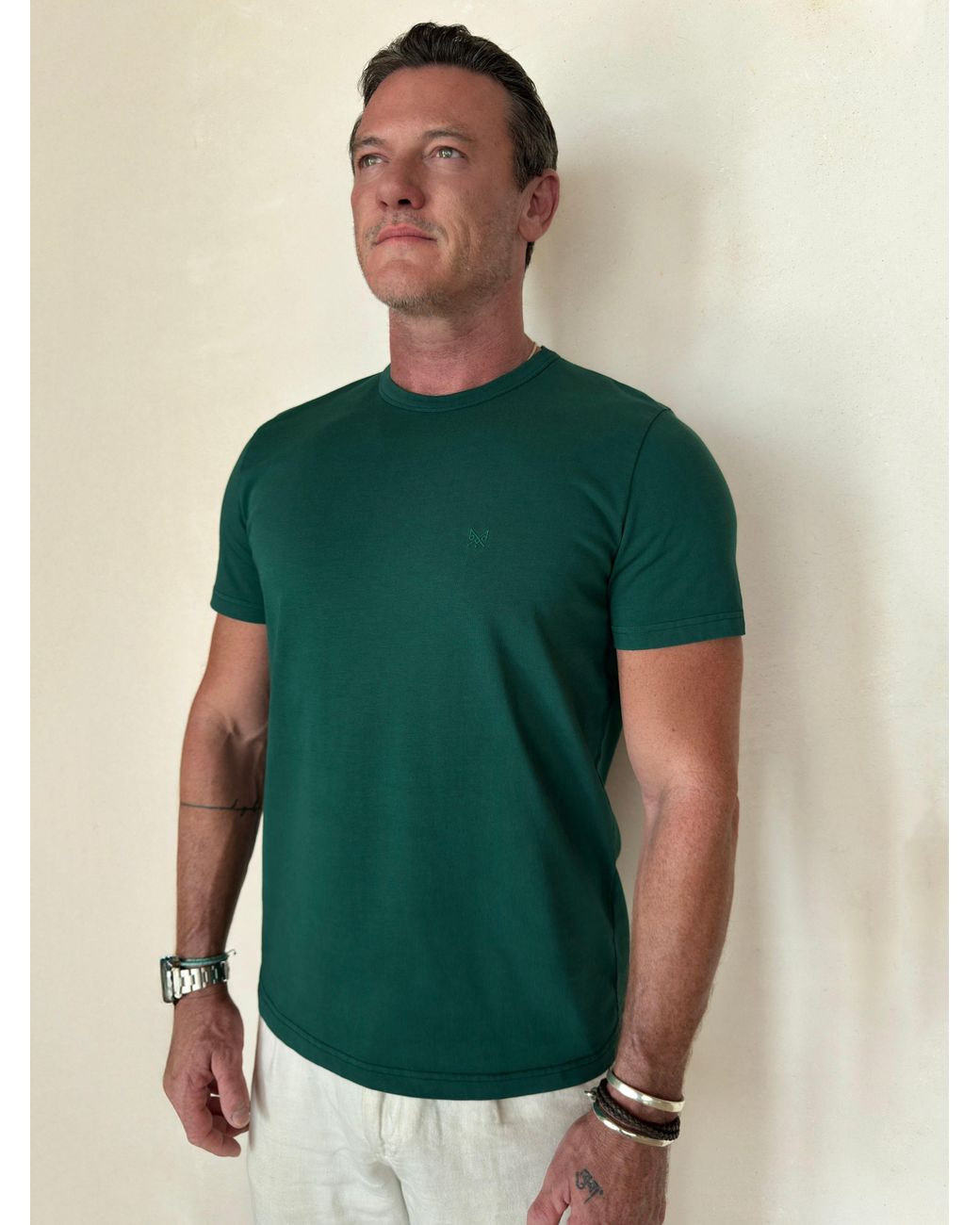 Bdxy Studio Green The Base T-Shirt Botanic for men