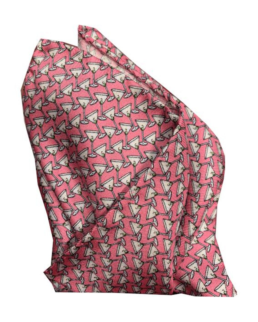 Lazyjack Press Shaken Not Stirred Pocket Square for men