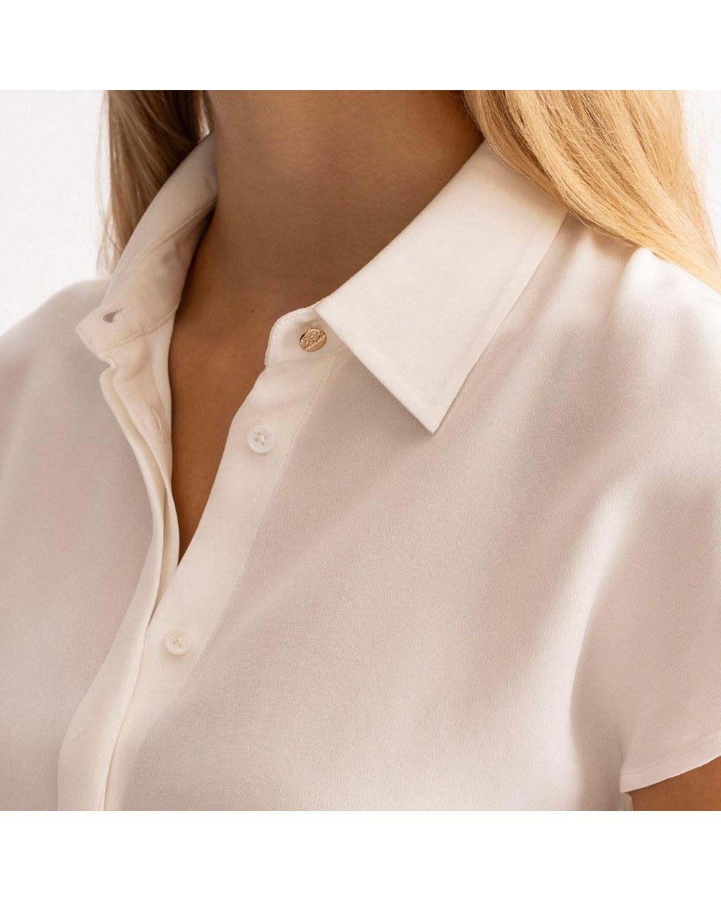 Emma Wallace White Fleur Blouse -Off