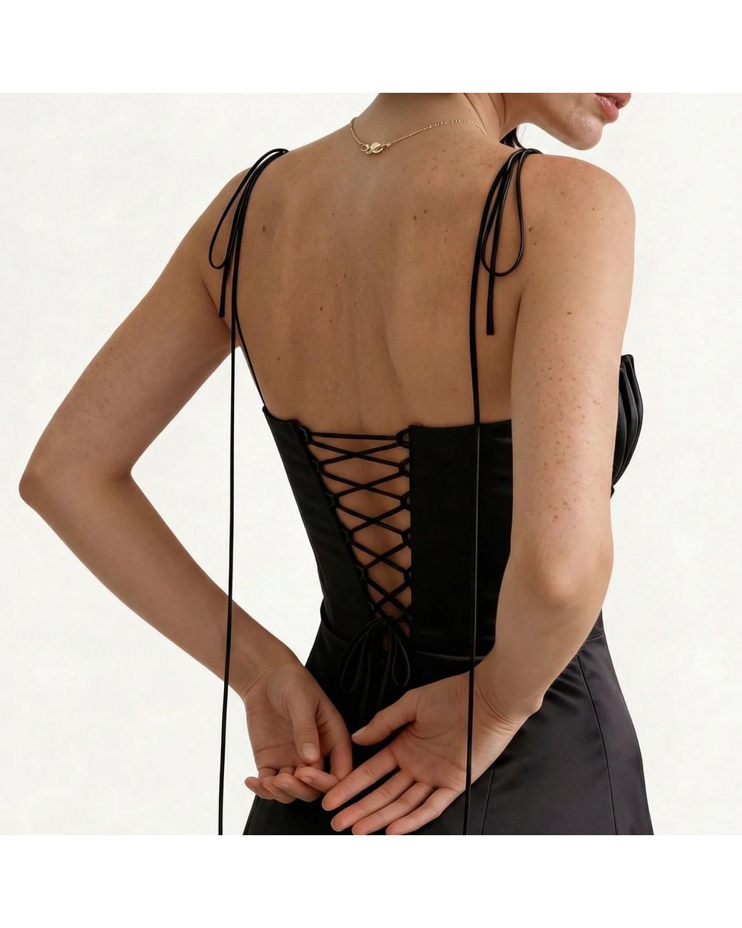 La Musa Black Mermaid Dress