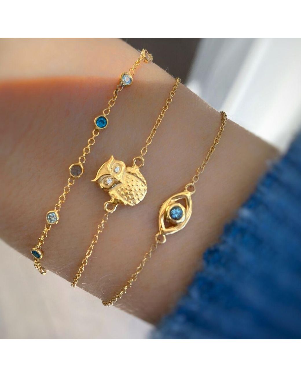 With Love Darling Metallic Wisdom Bracelet