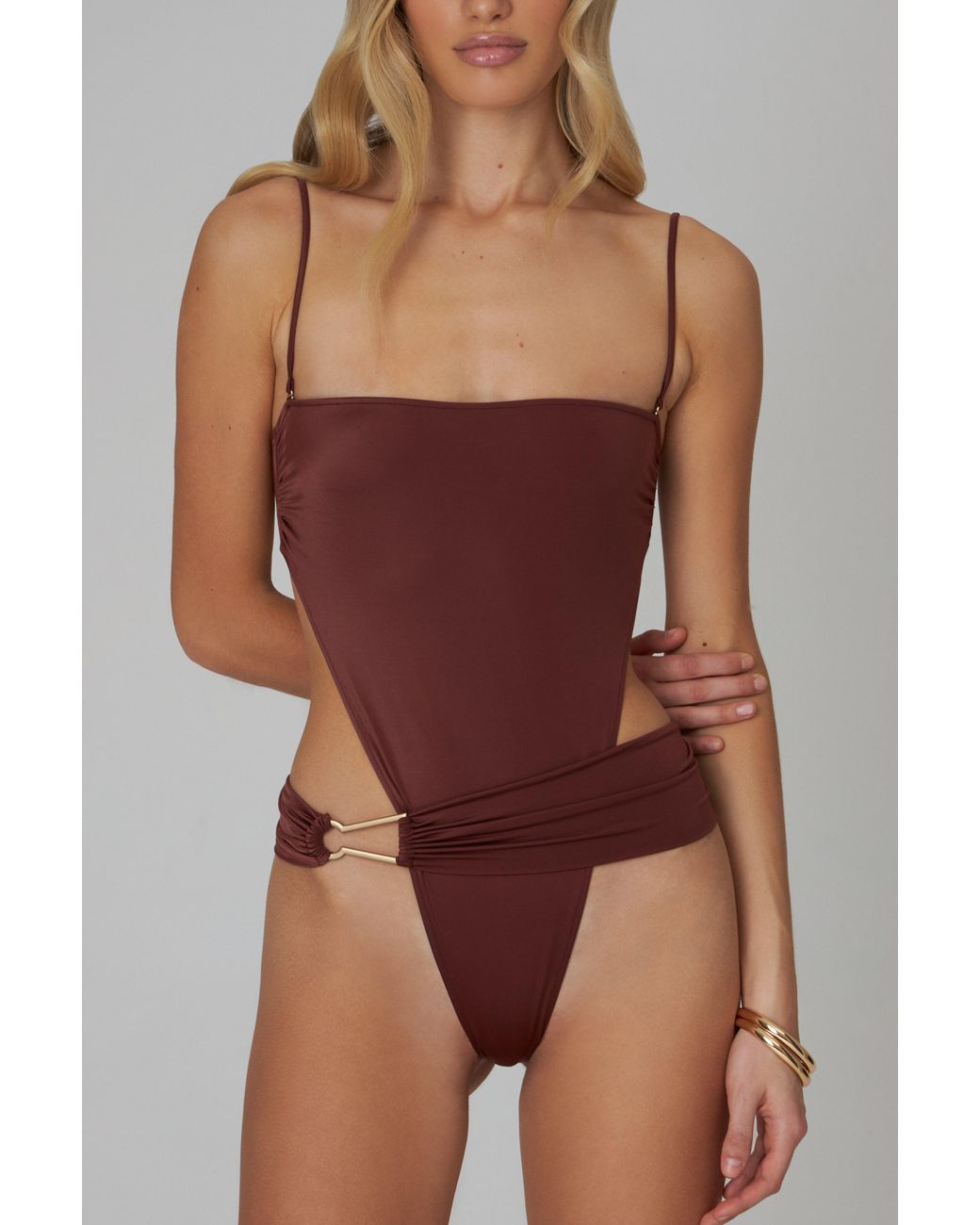 Bianca Resortwear Brown Aria Swimsuit