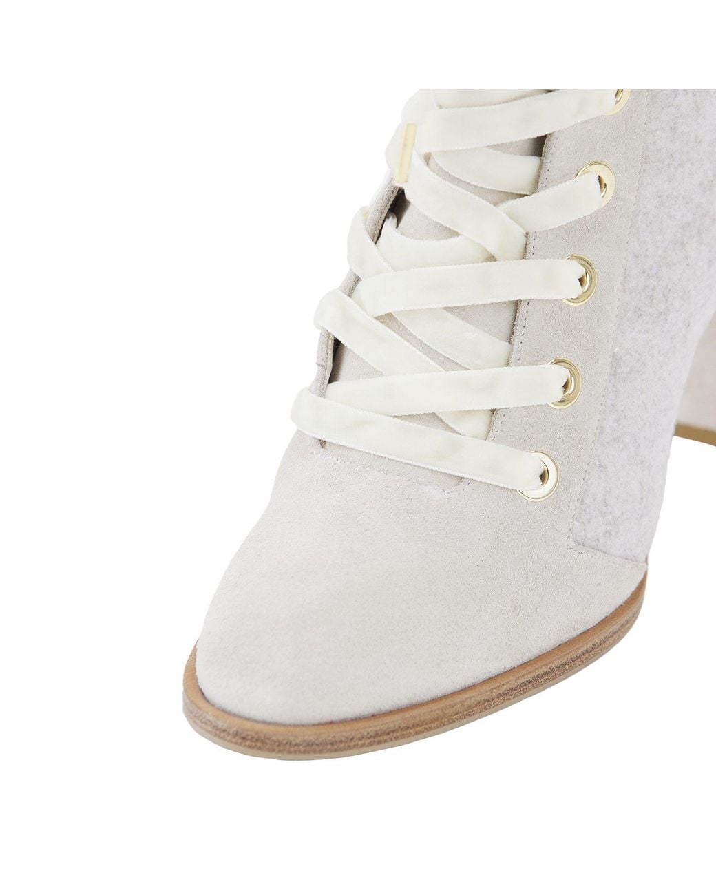 Moon D'elle White Cangiante Ankle Boots
