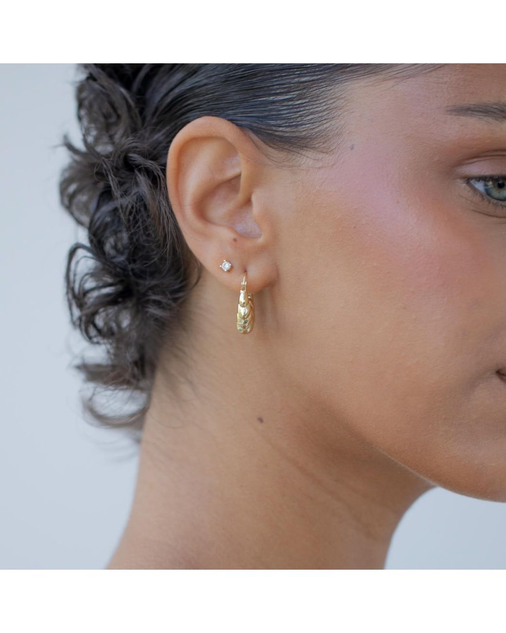 Arctic Fox & Co. Metallic Topaz Stud Earrings