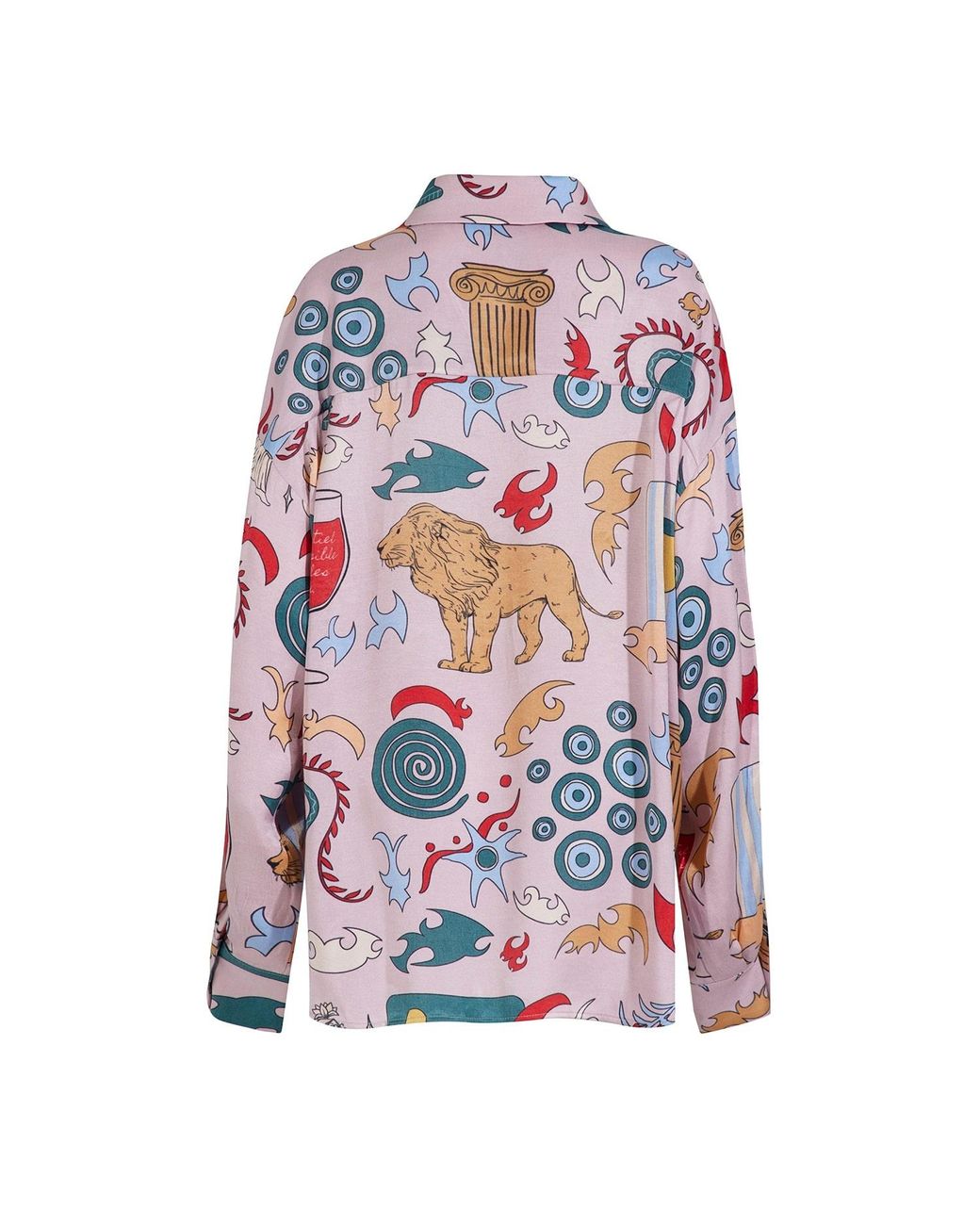 Iodes Pink Amalfi Oversized Shirt